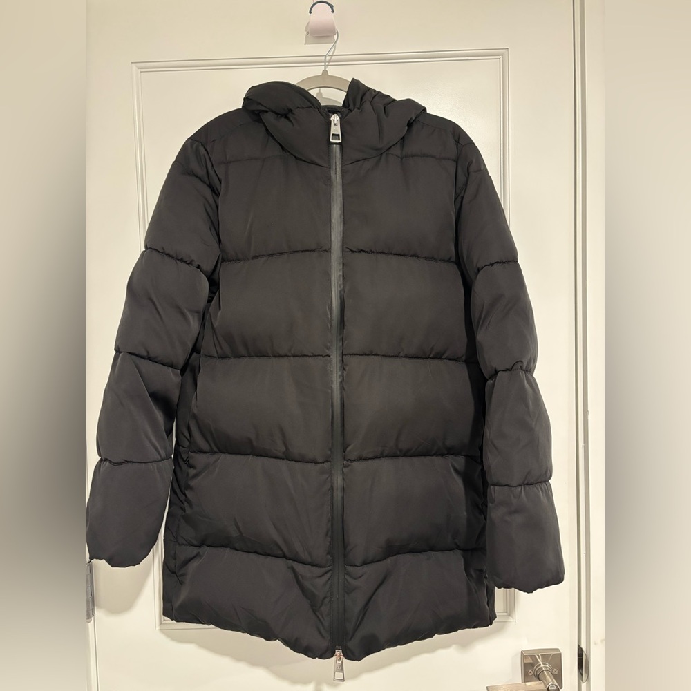 Mango Black Puffer Jacket